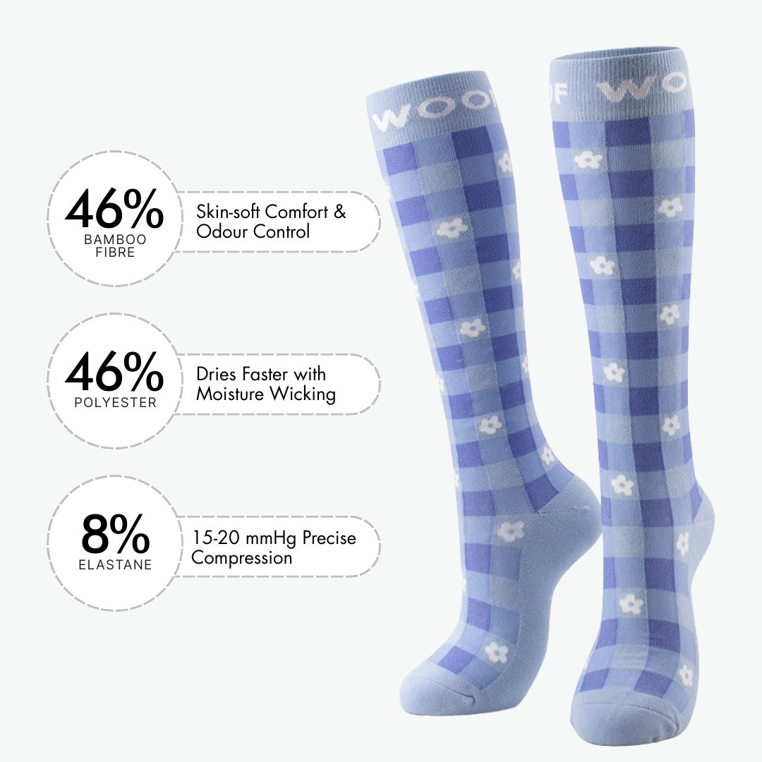 Summer Picnic Bamboo Compression Socks