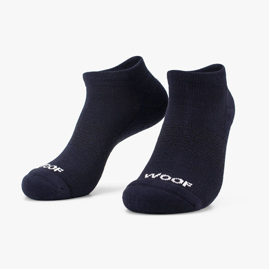 Navy Bamboo Ankle Compression Socks 6 Pack